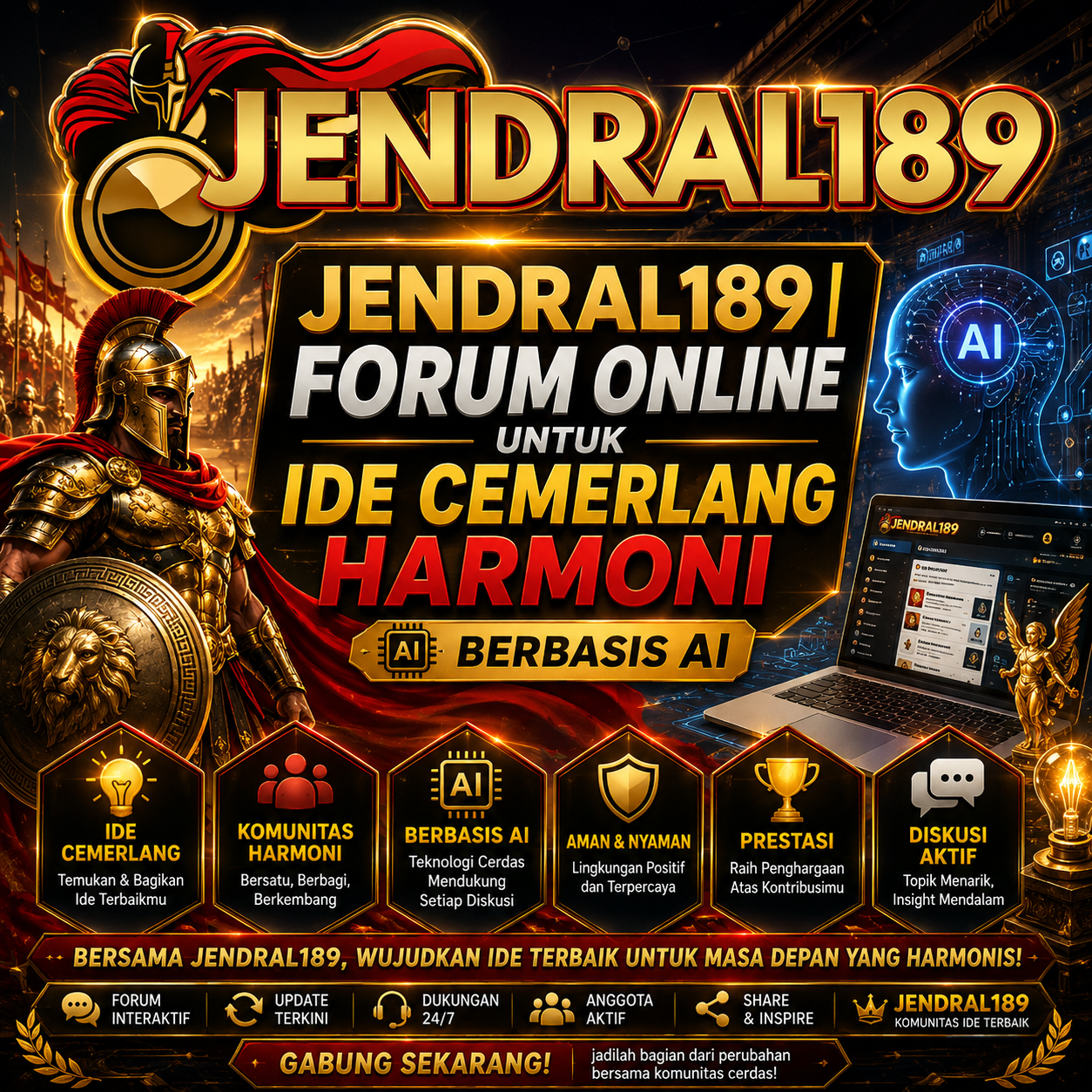 JENDRAL189 # Free Spin And Free Chip Berbasis AI